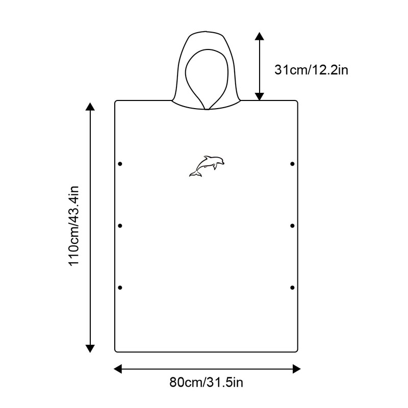 flintronic Swim Towels, Quick Dry Changing Robe Towel, Microfiber Beach