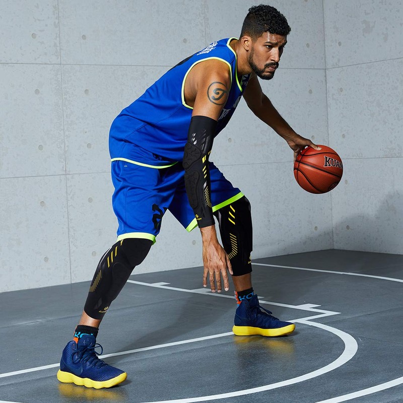 Kuangmi Arm Sleeves Compression Elbow Pads Use for Sports and