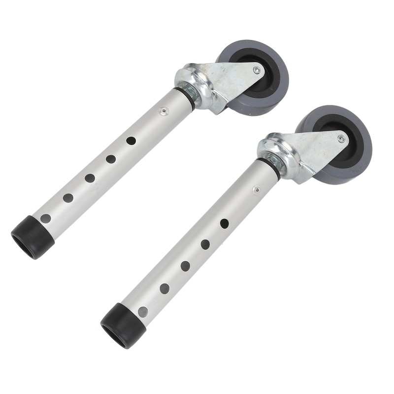 Walker Wheels Universal Rotating Adjustable Height Replacement Seniors Walker Front