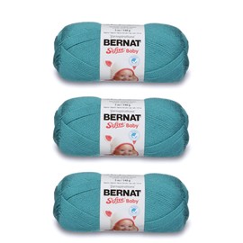 Bernat Softee Baby Aqua Yarn - 3 Pack of 141g/5oz - Acrylic - 3 DK (Light) - 362 Yards - Knitting/Crochet