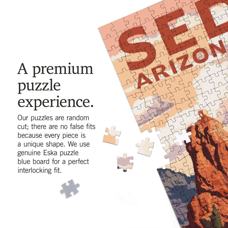 Lantern Press 1000 Piece Jigsaw Puzzle, Sedona, Arizona, Snoopy Rock