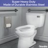 Stardrix 2 Roll Stainless Steel Commercial Toilet Paper Dispenser, Heavy