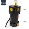 120W 40K 110V Adjustable Variable Gear Reducer Motor with Speed