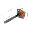 DCEHKR 58CC Gas Powered Chain Saw 2 Stroke Portable Gasoline