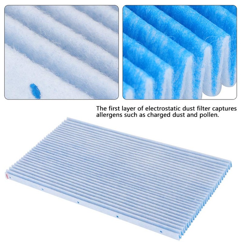 Mumusuki 5 pieces replacement filter air purifier two layer filter