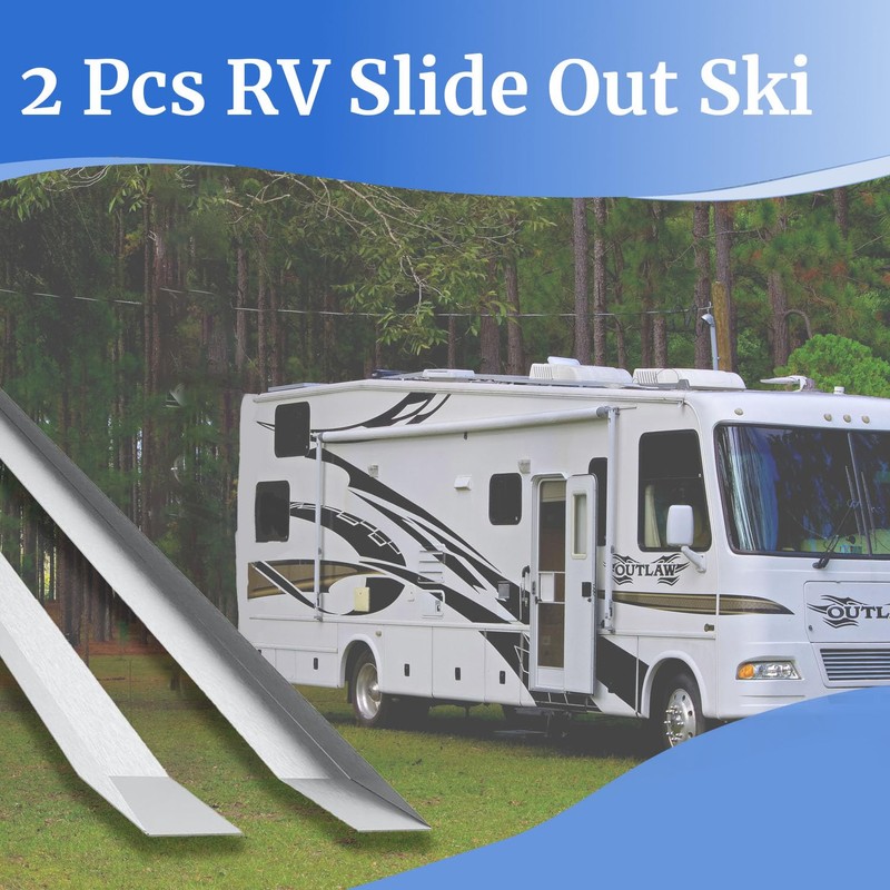 RV Slide Out Ski Set | Stainless Steel RV Slide