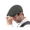 Rayson Men's Flat Cap Men's Beret Cotton Flat Cap Men's