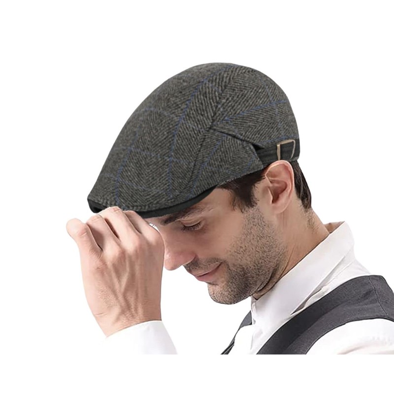 Rayson Men's Flat Cap Men's Beret Cotton Flat Cap Men's