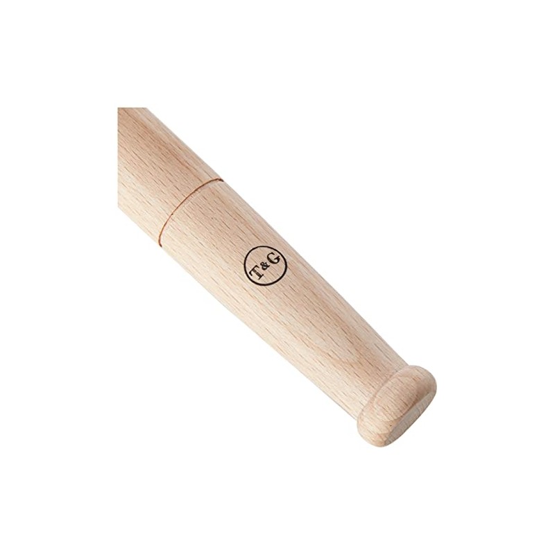 T&G Meat Hammer with Metal End in FSC Beech
