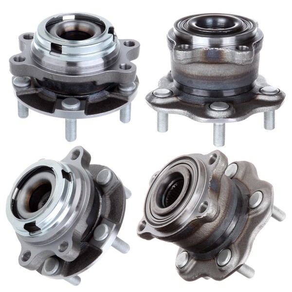 top-refitting 4PCS Wheel Hub Bearing Front Rear AWD For Infiniti