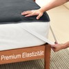 Mattress Protector 140 x 200 cm Waterproof Grey Incontinence Underlay