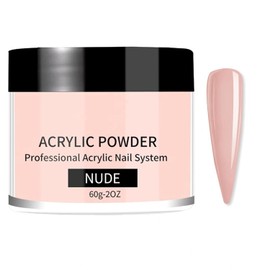 Professional Nude Acrylic Powder - 60g Acrylic Nail Extension Powder for Extensions, Carving, Sculpting, French Manicure & 3D Art, No Nail Lamp Needed​