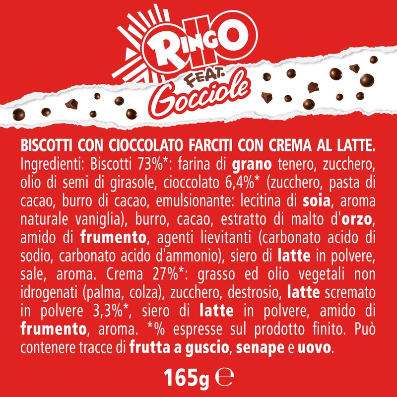 Ringo feat. Gocciole Biscotti Limited Edition, Frollino e Frollino al
