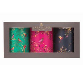 Elite Gift Boxes Sara Miller Chelsea set of 3 round tin caddies 330 x 120 x 160mm