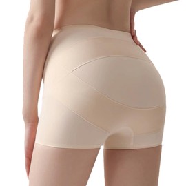 SaraBeauty Girdle Panties, Pelvic Care, Hip Lift, Wear 1 Piece, Pelvic Shorts, beige