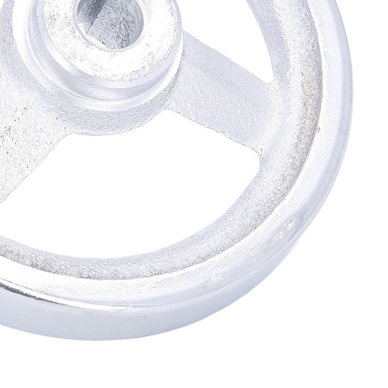 3 Spoke Hand Wheel with Revolving Handle Cast Iron Round