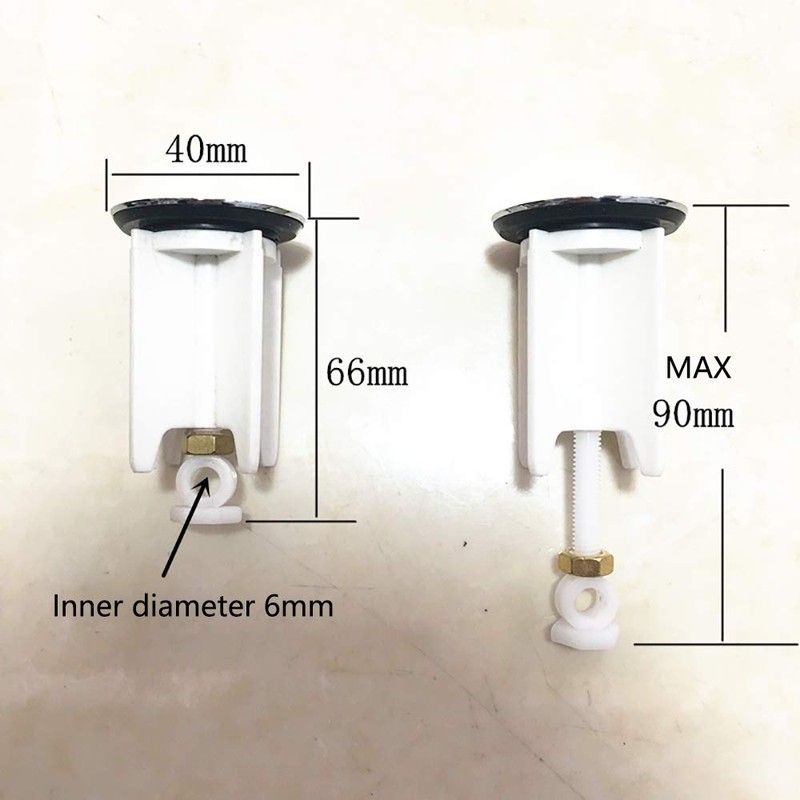 Universal Sink Plug, 40 mm Drain Plug, Height Adjustable, Made