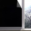 RoyalWallSkins Blackout Static Cling Window Film, Light Blocking Black Frosted
