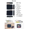 Need Network Okayama Denim, Bifold Wallet, Round Zipper, Men's, Box-Shaped