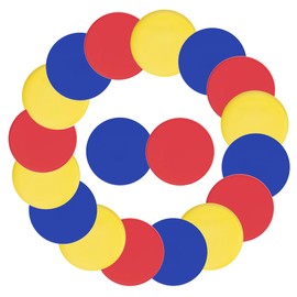 NQV Disc Golf Set for Beginners, 18 Blank Disc Golf Discs, 6 Drivers 6 Putters 6 Mid Ranges, Dye Your Like, Play Outdoor Indoor Backyard for 3 Plus People Family