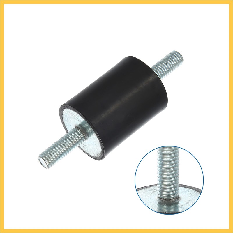 REPAIROCK 4pcs M8 Anti Vibration Rubber Isolator Mount 30x40mm for