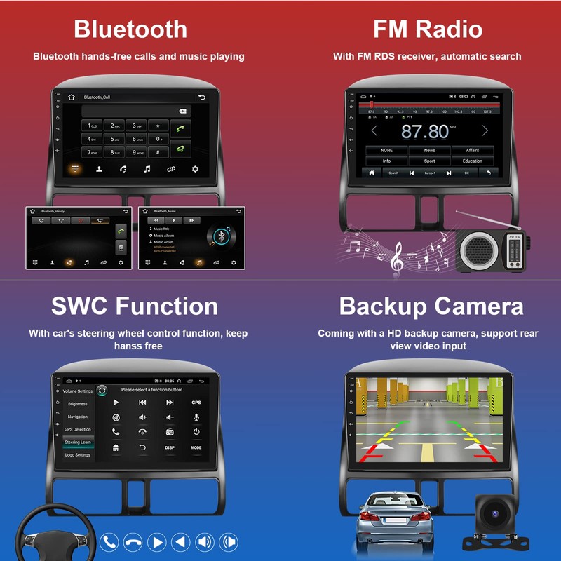 Car Radio for Honda CRV 2002-2006: [2G+64G] 9 inch Car