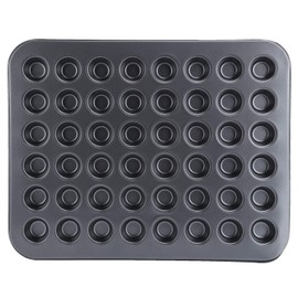 48 Cup Non Stick Muffin Tray, Round Cupcake Pan for Cupcake, Pudding and Baking Tray