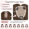 SEGO Real Human Hair Toppers for Women - Large Full