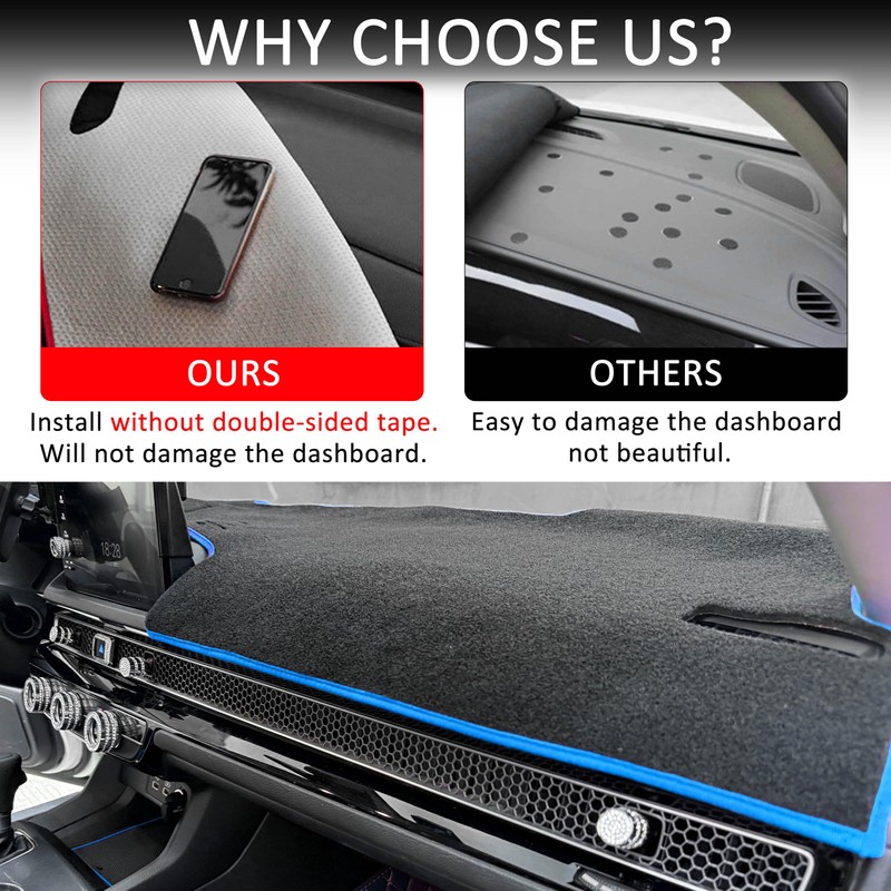 Dash Cover for Honda Accord Accessories 2023 2024 2025 2026