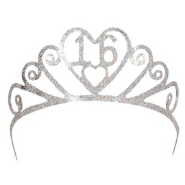 Glittered Metal Tiara -16th