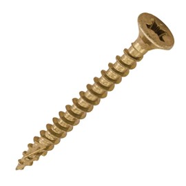 TIMCO C2 Strong-Fix Multi-Purpose Premium Countersunk Gold Woodscrews - 4.0 x 40 - Box of 200