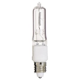 Satco S3157 120V 75-Watt T4 E11 Base Light Bulb, Clear (12 Pack)