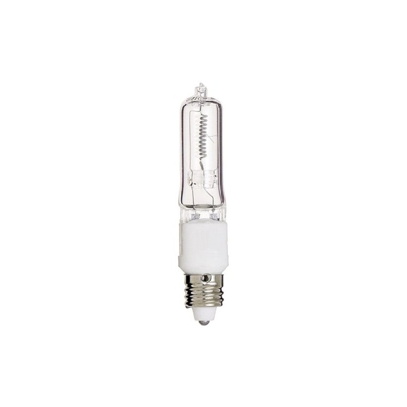 Satco S3157 120V 75-Watt T4 E11 Base Light Bulb, Clear