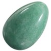 mookaitedecor Set of 5 Green Aventurine Pocket Palm Stone Egg-Shape