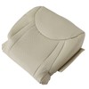FZJDSD Tan Driver Side Bottom Perforated Microfiber Leather Replacement Seat