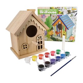GICO DIY Bird House Kit for Painting Girls Boys Children Gift Craft Set for DIY Crafts and Design DIY 884