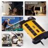 CRST 10 Outlets Heavy duty Power Strip Surge Protector 2800J
