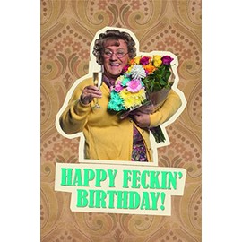 Danilo Promotions Birthday Card, Mrs Browns Boys Birthday Card, Birthday Card Mrs Browns Boys, Happy Birthday Card,Multi,7 x 5