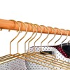 17.7" Strong Metal Wire Clothes Hangers, Coat Hanger, Standard Suit
