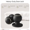 HOSOM 2 Pack Dummy Door Knob Matte Black Dummy Door