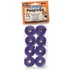 Poop 'n Go Purple Dog Poop Bags, 8 Roll Pack (120 Durable, 9" x 13") Pet Waste Bags, Non-Scented