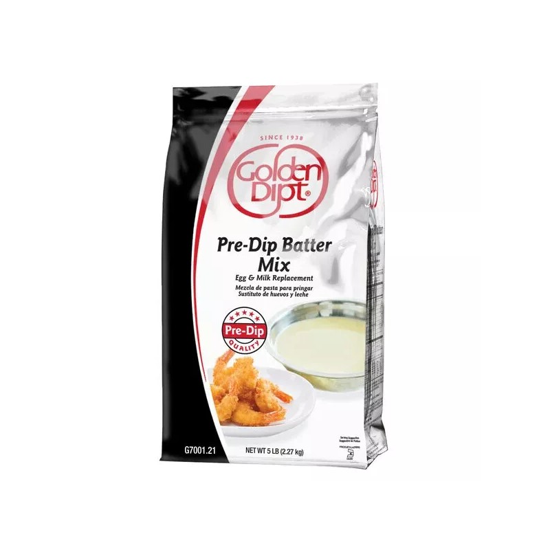 Golden Dipt Pre-Dip Batter Mix 5 lb. - 5 lb.