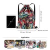 HAWEE Waterproof Drawstring Backpack with Inner Pocket Large Gym Bag