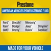 Prestone AS264 Full-Synthetic Power Steering Fluid for American Vehicles, 12