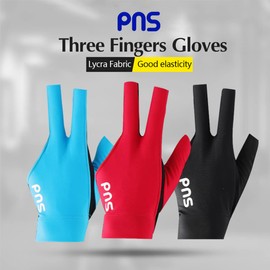 CRICAL PNS Gloves Lycra Fabric Billiard One Piece Non-Slip Right Left Pool Snooker Glove Accessories (Left Hand, Blue)