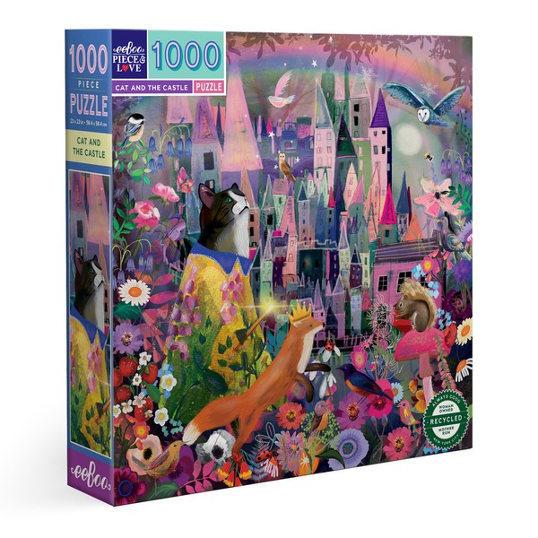 eeBoo Piece & Love: Cat & The Castle - 1000