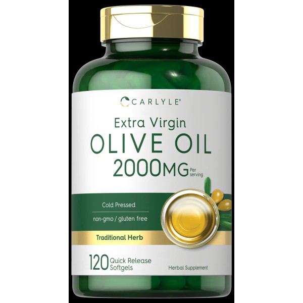 Carlyle Olive Oil Softgels 2000mg | 120 Count | Cold