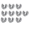 32mm Flange Rod Holder,Closet Rod Holder, U Shaped End Rod