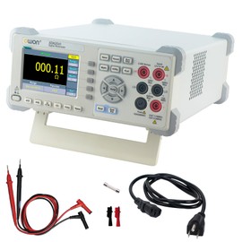 OWON Digital Multimeter AC DC Current Voltage 3.7in Screen True RMS 55000 Counts，DC Voltage Accuracy up to 0.025%，2 Line Display Desktop Type XDM2041