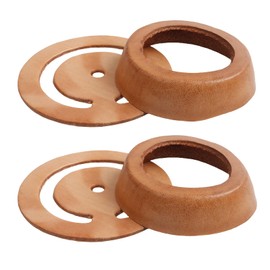 LVACODV Leather Bottle Pump Repair Kit Leather Lower Valve Leather and Cup Leather for Water Bottle Spout Pump Hand Pump (4)